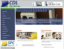 Tablet Screenshot of cdlsaomarcos.com.br